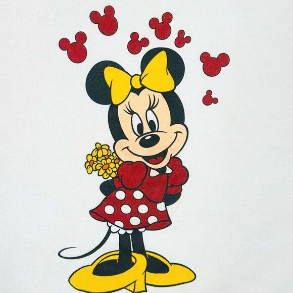 Vintage Disney Designs Minnie Mouse Crew Neck Sweatshirt - Size Large - Picture 2 of 7